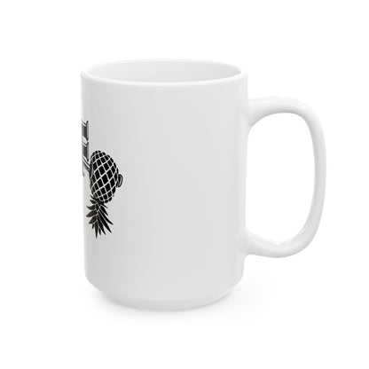 Pineapple Fitness Ceramic Mug, (11oz, 15oz)