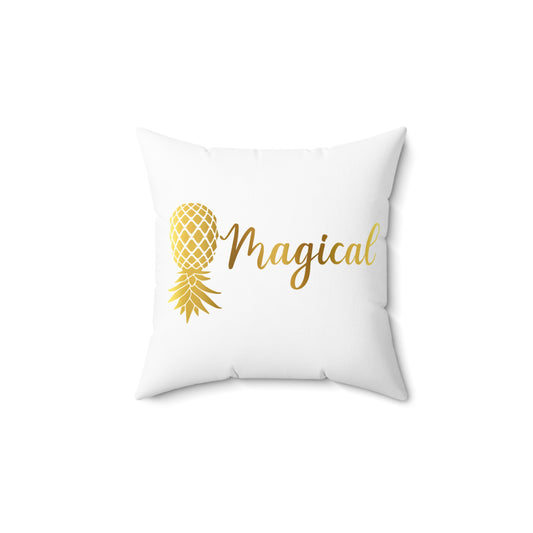 Magical Spun Polyester Square Pillow