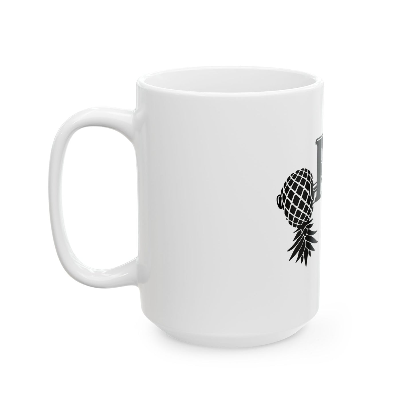 Pineapple Fitness Ceramic Mug, (11oz, 15oz)