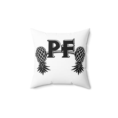 Pineapple Fitness Spun Polyester Square Pillow