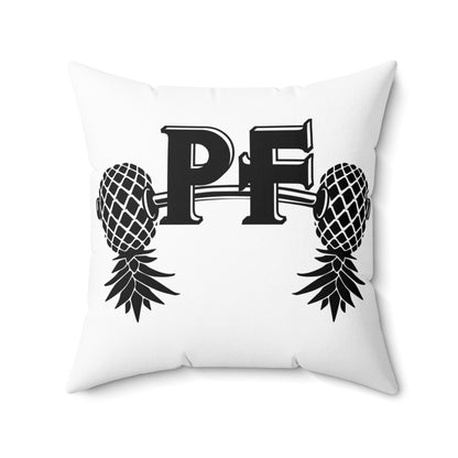 Pineapple Fitness Spun Polyester Square Pillow